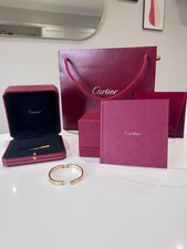 Cartier LOVE Bracelet Classic Yellow Gold 2019, size 16 with Box & Certificate