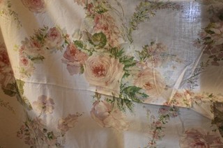 Pannello Tenda Vintage Rose Casetta Shabby Chic 84"L x 64"W Tasca Asta Tessuto
