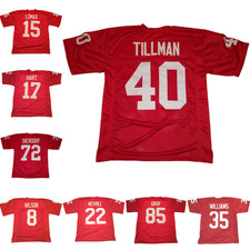 Custom Men's Red 2025 Limited Stitched Sewn Jersey New All Size