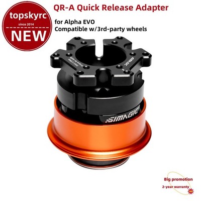 Simagic QR-A Wheel Base Quick Release Adapter f/Alpha EVO Base/3rd-Party Wheels