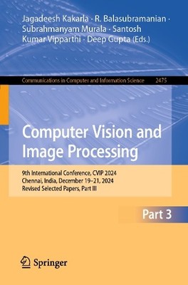 Computer Vision and Image Processing - 9783031936937