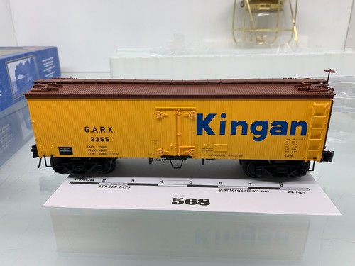568 Atlas 36' Holz Kühlwagen Kingan GARX 3355 Spur O 3 Schienen | Zustand: Used