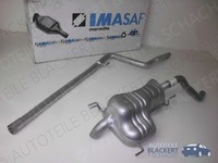 Imasaf Auspuffset Rohr+Endtopf für Opel Combo 2.0 Cdti 99 KW (X12) 2012- | Kurz