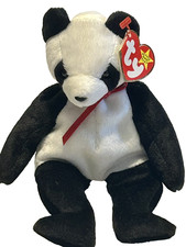 Ty Beanie Babies - Fortune the Panda - With Tab Good Condition Vintage
