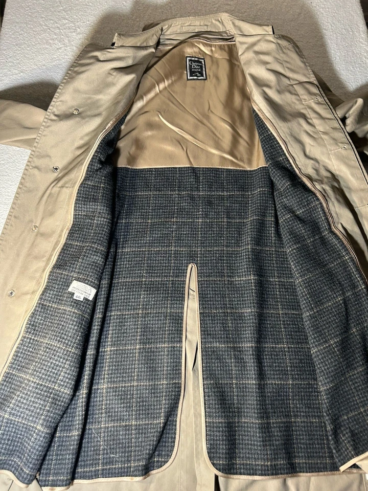Christian Dior Classic Men’s Trench Coat - Image 3 of 4