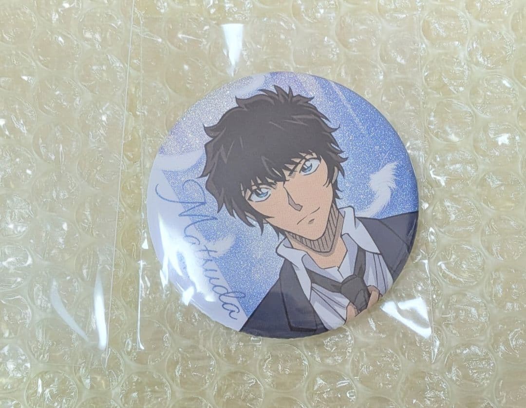 Detective Conan Can Badge Collection Jinpei Matsuda Glitter Pin Unused
