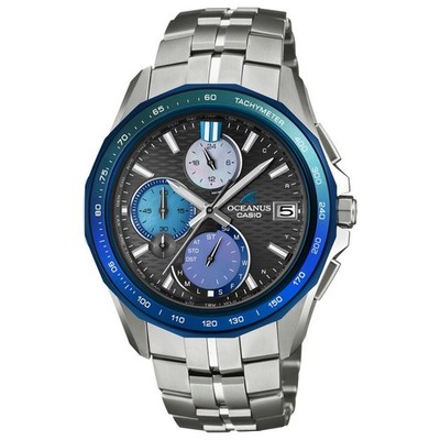 CASIO OCEANUS Manta S7000 Series OCW-S7000AP-1AJF Indigo Ocean-Awa Ai - Neu