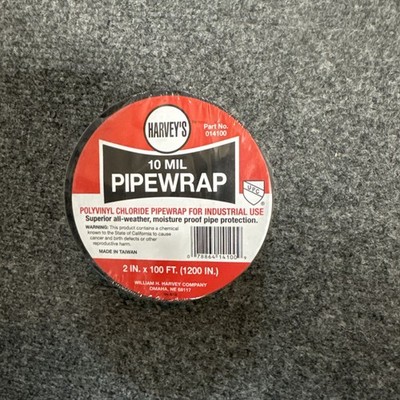 2 in. x 100 ft. 10 mil Pipe Wrap 