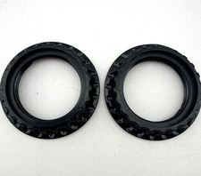 2 Pack Lamp Shade Bulb Socket Collar Rings 8 Black