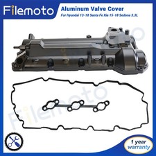 Aluminum Valve Cover Wgasket For Hyundai 13-18 Santa Fe Kia 15-18 Sedona 3.3l