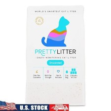Cat Litter 8lb Health Monitoring Ultra Absorbent Color Changing Non Clumping New