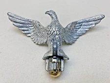Vintage American Bald Eagle Flag Pole Topper Finial Cast Aluminum