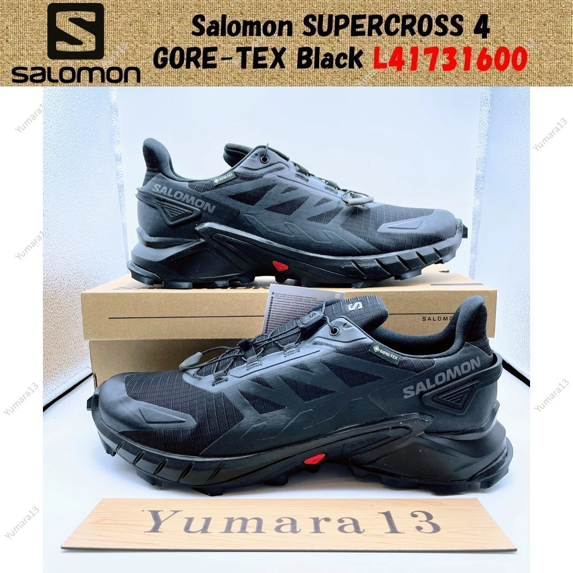 Salomon Supercross 4 GORE-TEX Black for sale | eBay