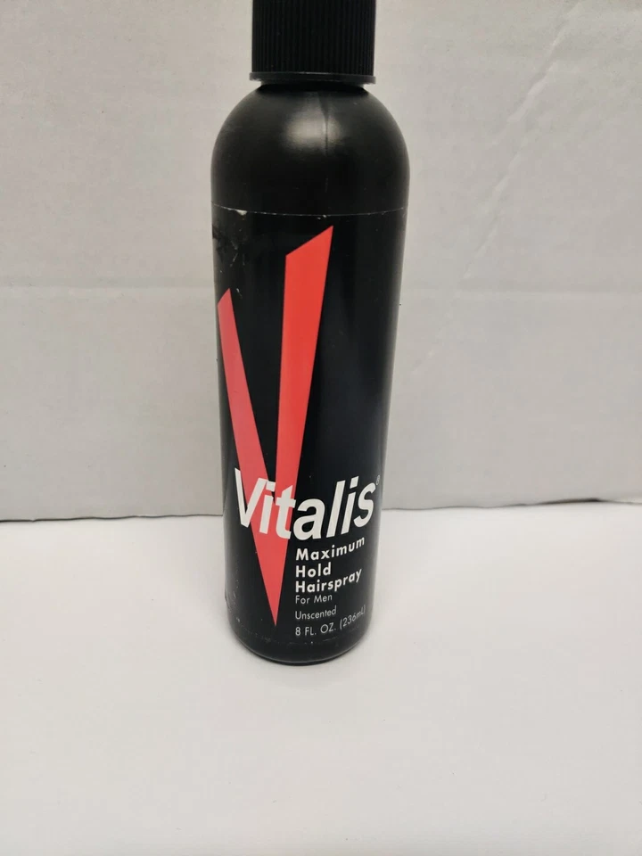 1 spray para el cabello Vitalis para hombres sujeción máxima sin perfume 8 fl oz nuevo 1 botella Foto 3 de 4