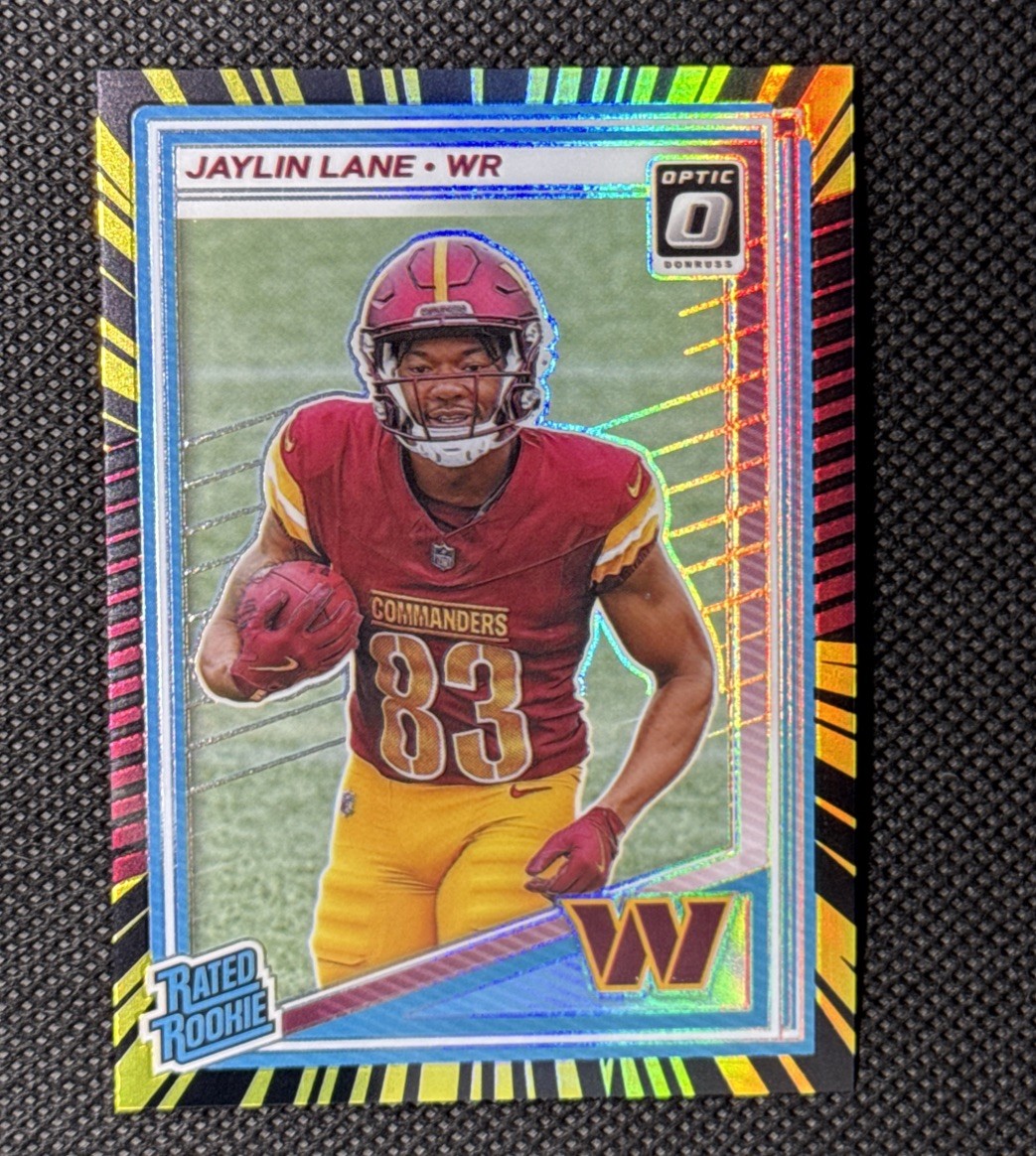 Jaylin Lane 2025 Panini Donruss Optic Rated Rookie Electricity 68/75 #249