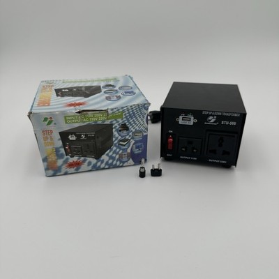 Goldsource STU-500 Step Up & Down Voltage Transformer Converter Untested