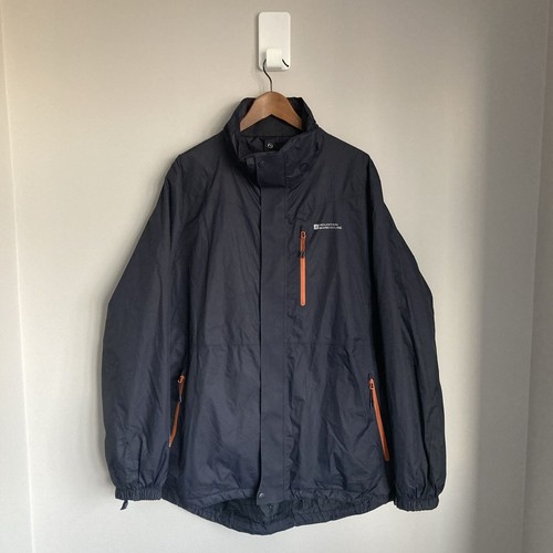 Mountain Warehouse Mens Jacket XL Shell Blue Waterproof Breathable