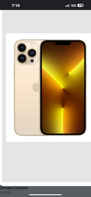Apple iPhone 13 Pro Max - 256 GB - Gold (Unlocked)