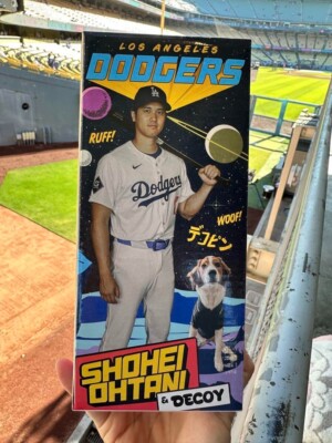 Shohei Ohtani Decopin Dog Bobblehead Dodgers Stadium Exclusive 8