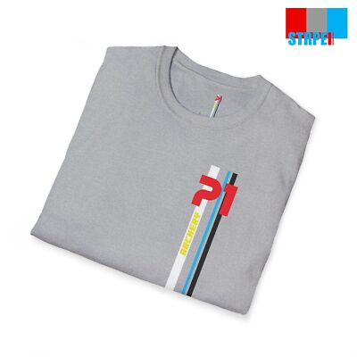 Archery Player Minimalist Target Stripes Sports Tee Shirt Men Women Unisex Gift
