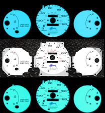 96-00 Civic Dx Lx Cx No Tach Ej6 Mt Indiglo Glow Gauge Dash Face