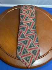 Kuppenheimer Men's Multicolor 100 Imported Silk Tie Geometric Necktie USA Made