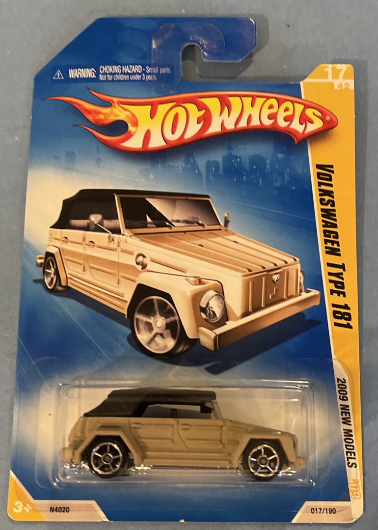 Hot Wheels ミニカー 17台セット 2009 Hot Wheels #17 New Models 17/42 VOLKSWAGEN TYPE 181 Tan