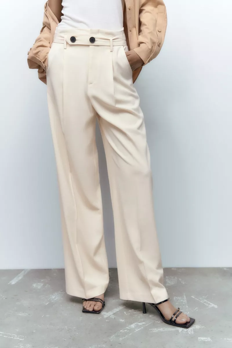 Zara paper bag pants new arrivals