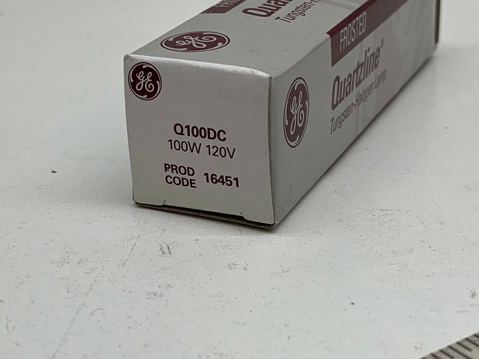 GE Q100DC 100-Watt 120-Volt Frosted Lamp Light Bulb BA15d Bayonet Base - Image 2 of 4