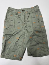 Gap Kids Boys Shorts Size 14 Green Khaki W/Fishbone Detail