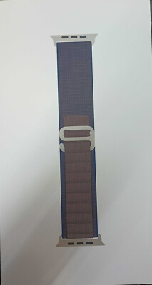 Genuine Apple Watch Band Alpine Loop (49mm) Indigo - Small(Fits 130mm-160mm)