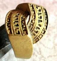 EXTREMELEY ANCIENT ROMAN BRONZE RING RARE ARTIFACT AUTHENTIC