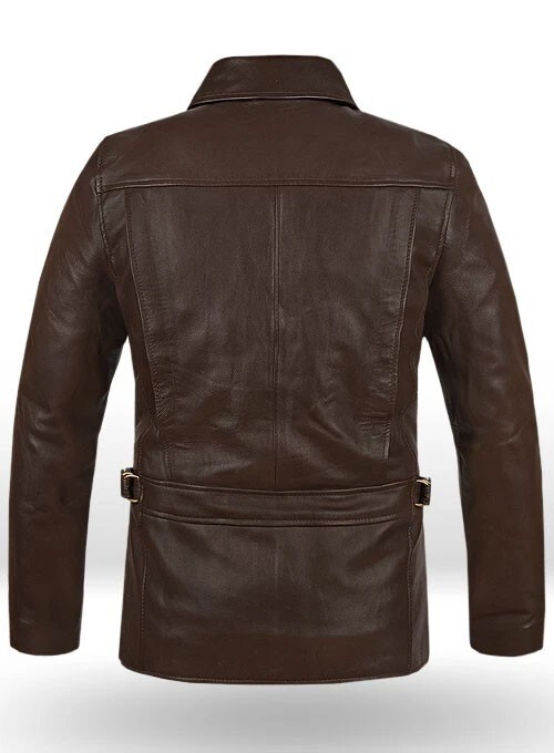 Leonardo DiCaprio Inception Cobb Brown Leather Jacket for Men and Women image 3