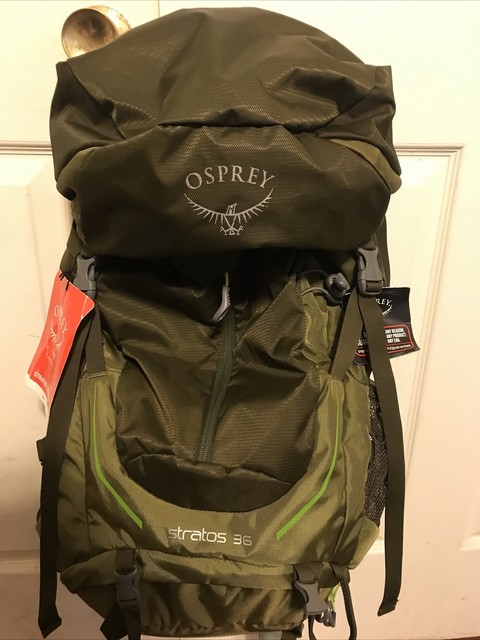 00 Osprey Stratos 36 Backpack Trekking 1115 9 Oz Size S M Gator Green For Sale Online Ebay