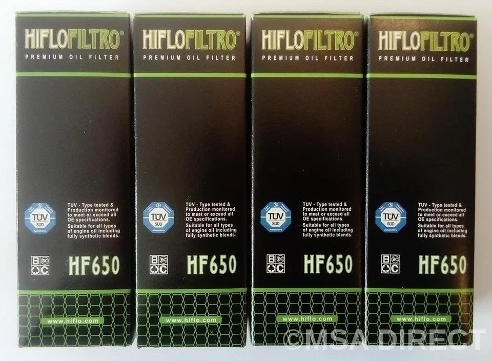 HifloFiltro EO Quality Oil Filter (x 4) Fits KTM 505 SX (ATV) (2009 to 2012) - Image 3 of 4