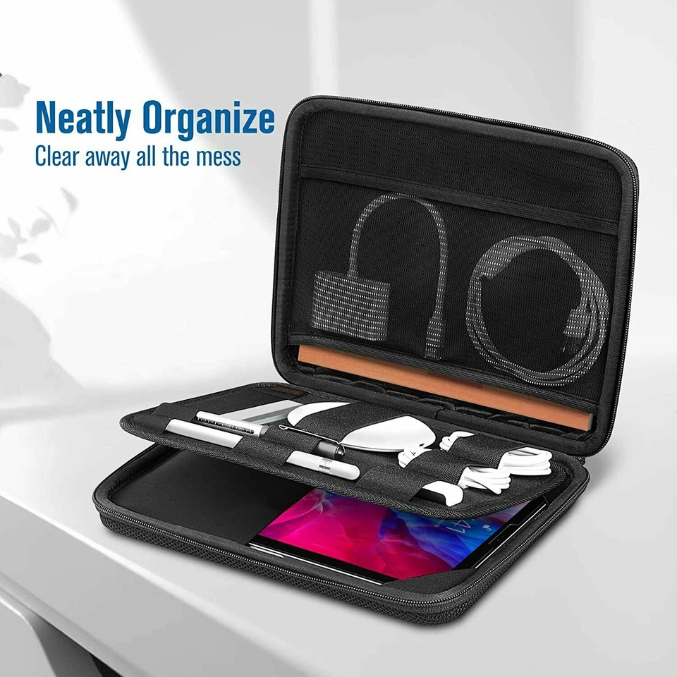 Sleeve Case for Apple iPad Semi-Hard Accessories Organizer Storage Carrying Case - Image 3 of 4