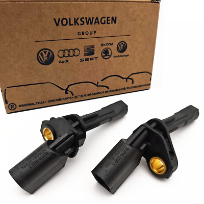 2x Original VW ABS Sensor Raddrehzahl Hinten Für Jetta Golf Passat Audi A1 Seat