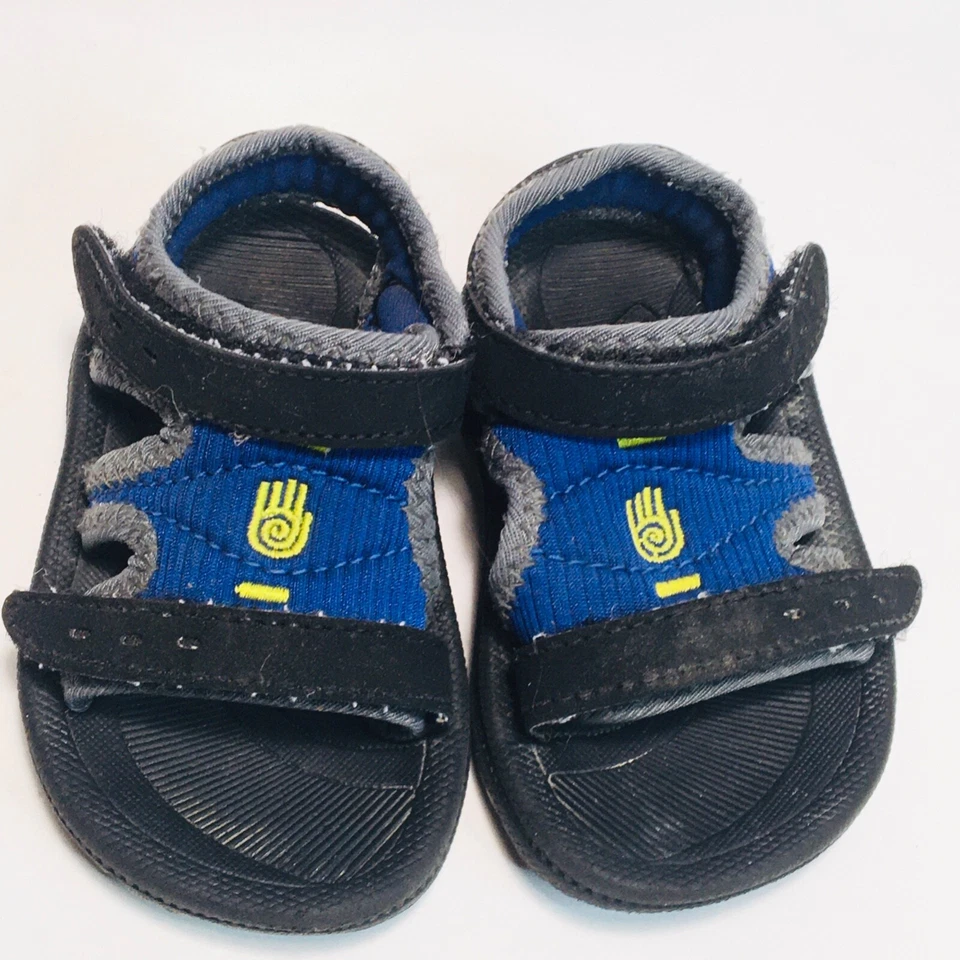 Teva Psyclone Sandals Shoes Toddler sz 2 & 3 Blue Gray Kids Casual - Image 2 of 4