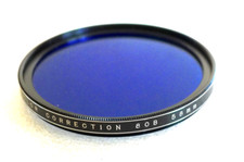 58mm VIVITAR 80B Filter - Blue CC - Classic - NEW