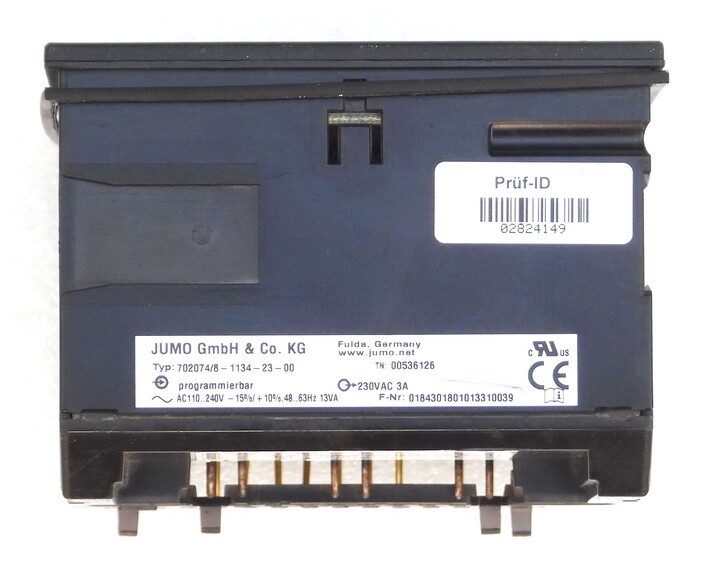 ELWA JUMO 702074/8-1134-23-00 TEMPERATURE CONTROLLER 240VAC | eBay