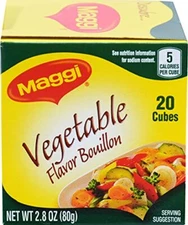 Maggi Vegetable Flavor Bouillon Cubes