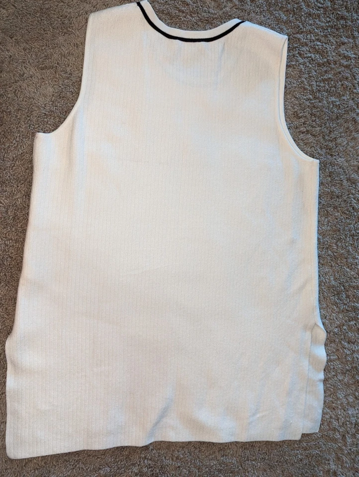 Athleta - XL 'On the Town' Dove Tejido Sin Mangas Ligero Suéter X Grande #287 Foto 3 de 4