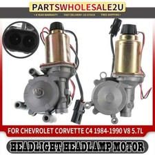 2pcs Left Right Headlight Headlamp Motor For Chevrolet Corvette C4 1984-1990