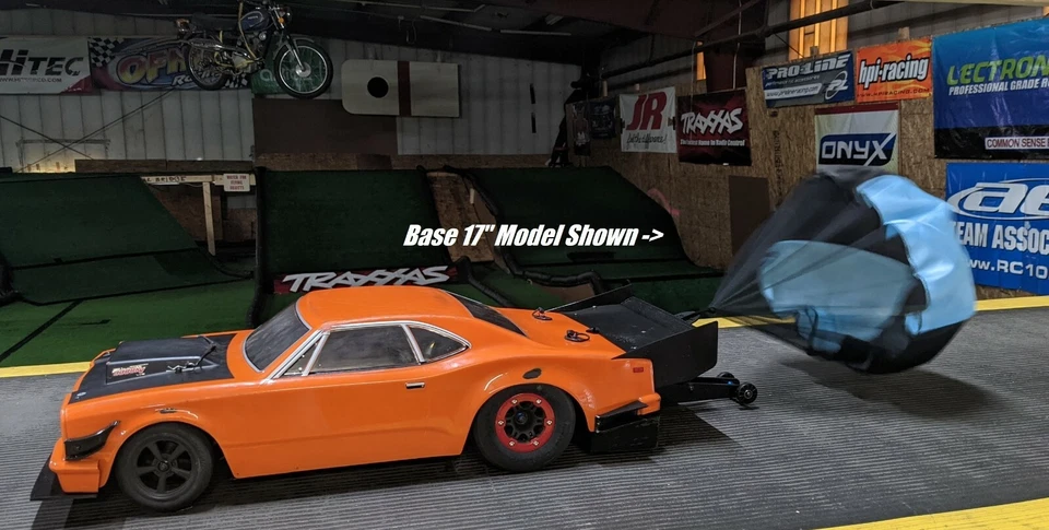 Functional Scale RC Car Parachute Kit for DR10 Drag Car/Slash 2wd, 4wd Speed Run - Image 2 of 4