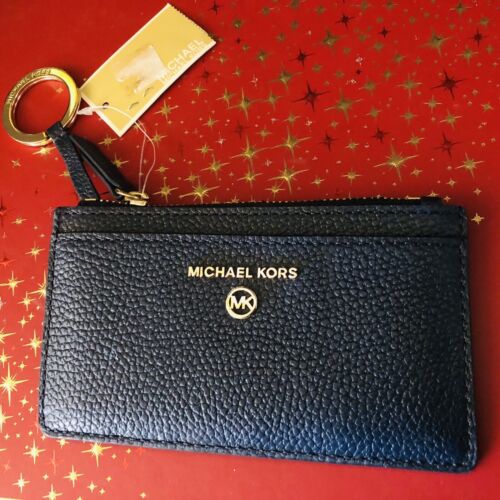 Michael Kors Jet Set Charm, Small Slim Line Card Case Key Chain, Leather, NWT - Picture 2 of 13