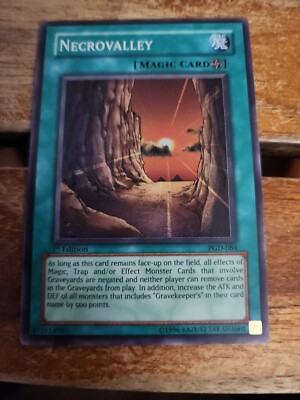 1x Necrovalley - PGD-084 Super Rare 1st Edition PGD - Pharaonic