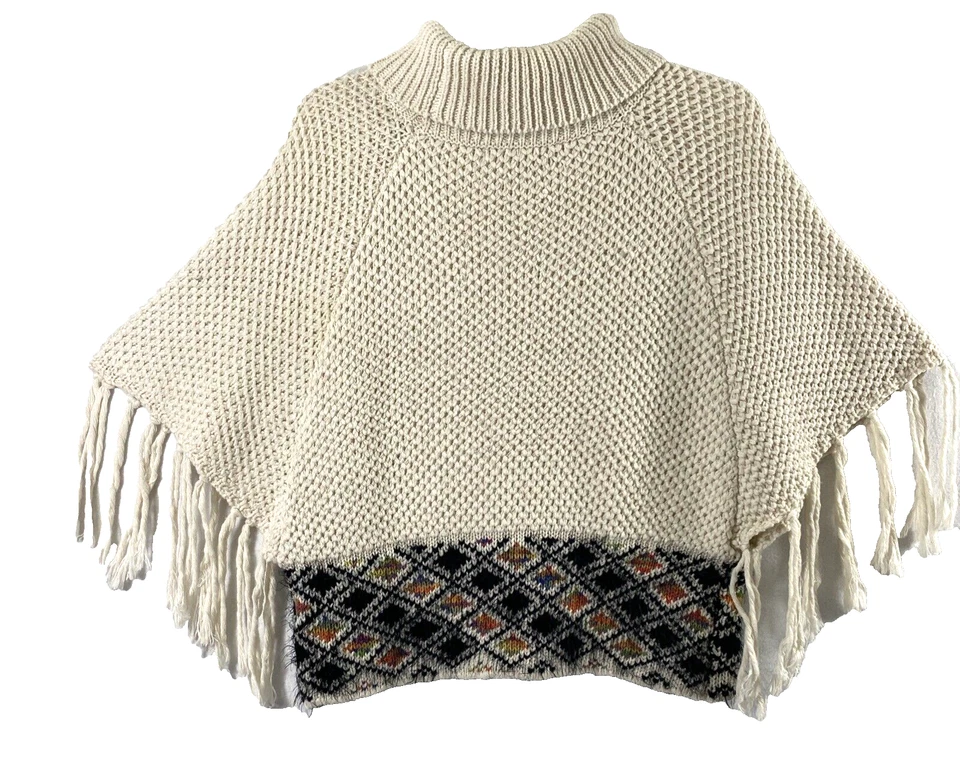 Suéter feminino Chelsea e violeta médio mistura de lã franja pulôver boho - Imagem 2 de 4