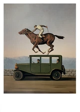 RENE MAGRITTE La Colere des Dieux 27.5" x 19.75" Poster 2012 Surrealism Multicol