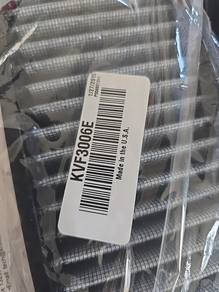 Сменный салонный фильтр K&N VF3006 1998-2002 для Honda Accord 1999-2003 Acura - Изображение 2 из 4