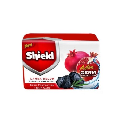 Healthy Soap Shield Lanka Delum & Active Charcoal 100g Fresh Quality Shower Gel